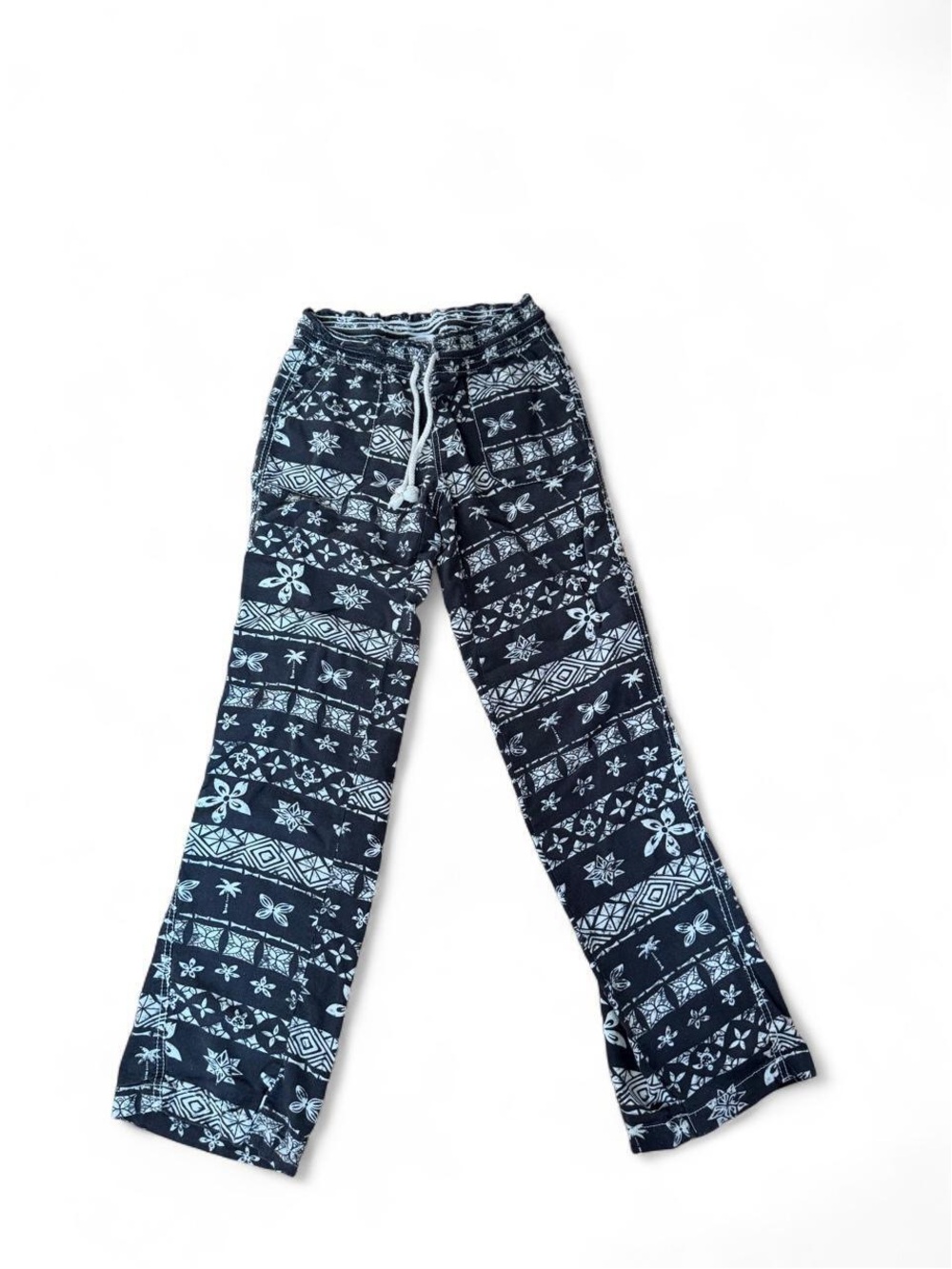 Cali 1850 Patterned Linen Pants